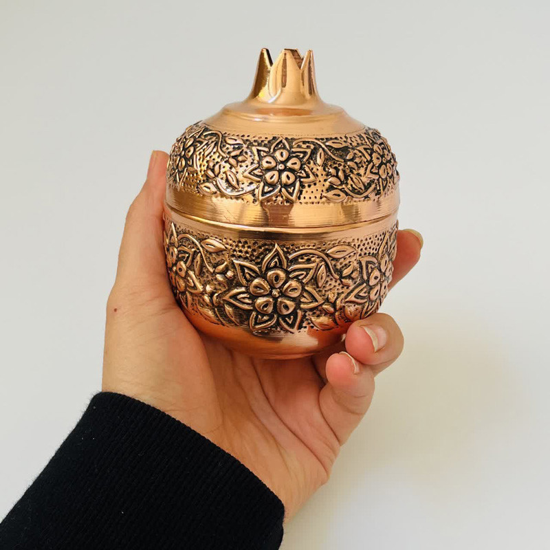 قندان مسی مدل انار کد ZH416.1