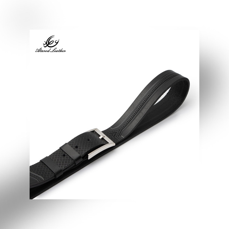 کمربند مردانه چرم عطارد مدل چرم طبیعی کد B73