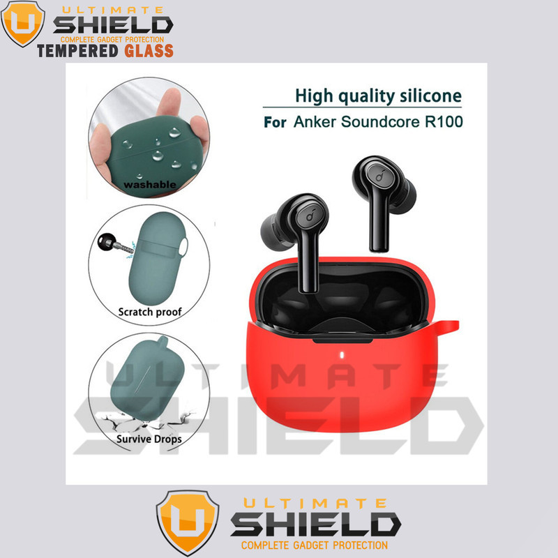 کاور آلتیمیت شیلد مدل Silicon-UL مناسب برای کیس هدفون بی سیم انکر SoundCore R100