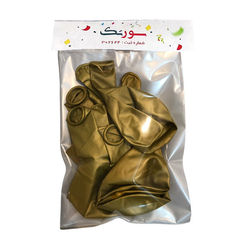 بادکنک سورتک طرح کروم بسته 24 عددی