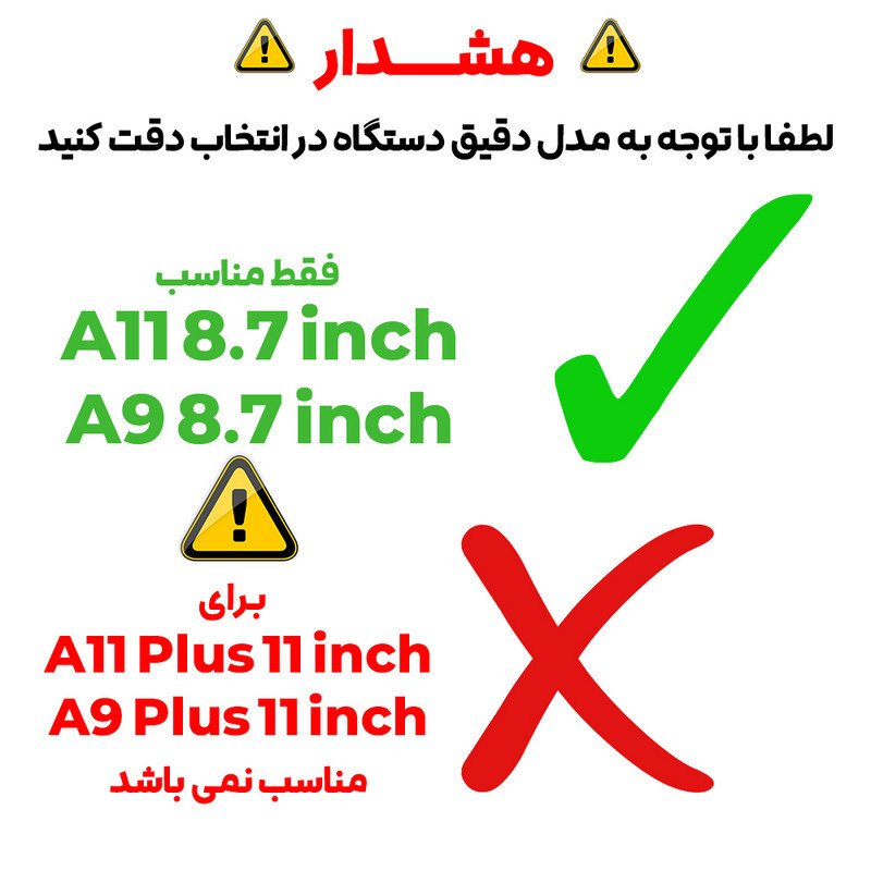 کاور بادیگارد مدل TPU مناسب برای تبلت سامسونگ Galaxy Tab A11 8.7 inch  A9 8.7 inch
