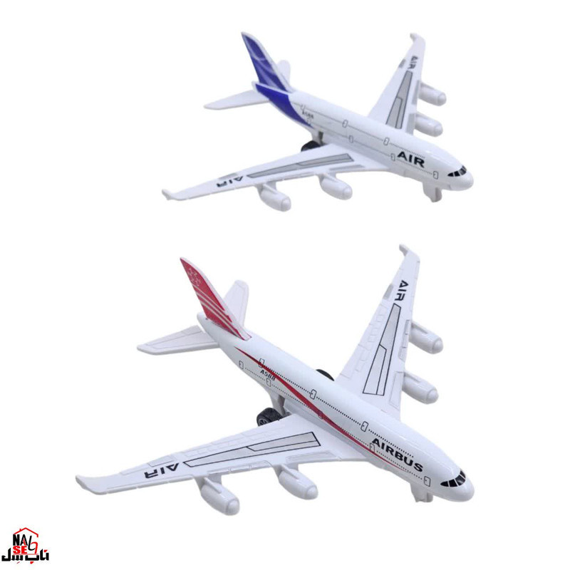 هواپیما بازی ناب سل مدل فلزی عقب کش AIR A588NAAB001