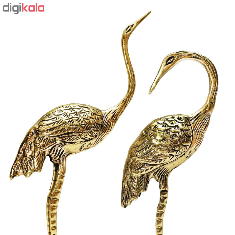 تندیس برنزی درناهای عاشق مدل dc2 مجموعه 2 عددی