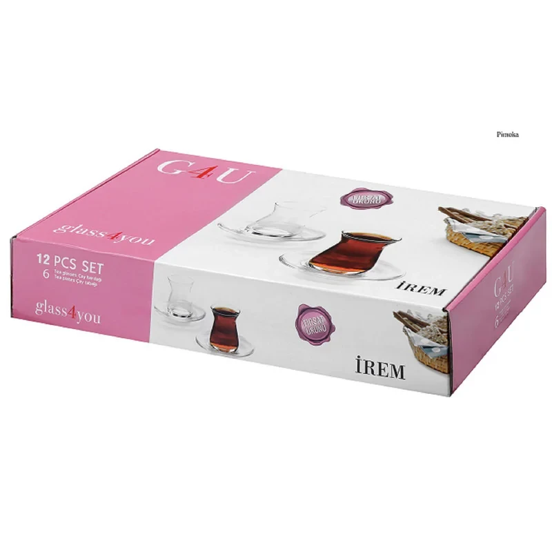 ست فنجان و نعلبکی 12 پارچه پاشاباغچه مدل IREM G4U کد96354