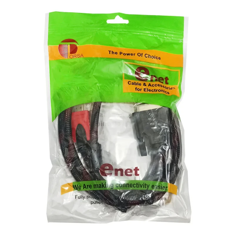 کابل تبدیل HDMI به DVI ای نت مدل EN-DHD150 به طول 1.5 متر