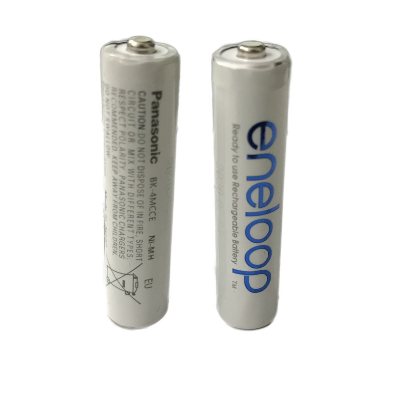 باتری نیم قلمی قابل شارژ تلفن بی سیم پاناسونیک مدل eneloopBK-4MCCE(HR03) بسته 2 عددی