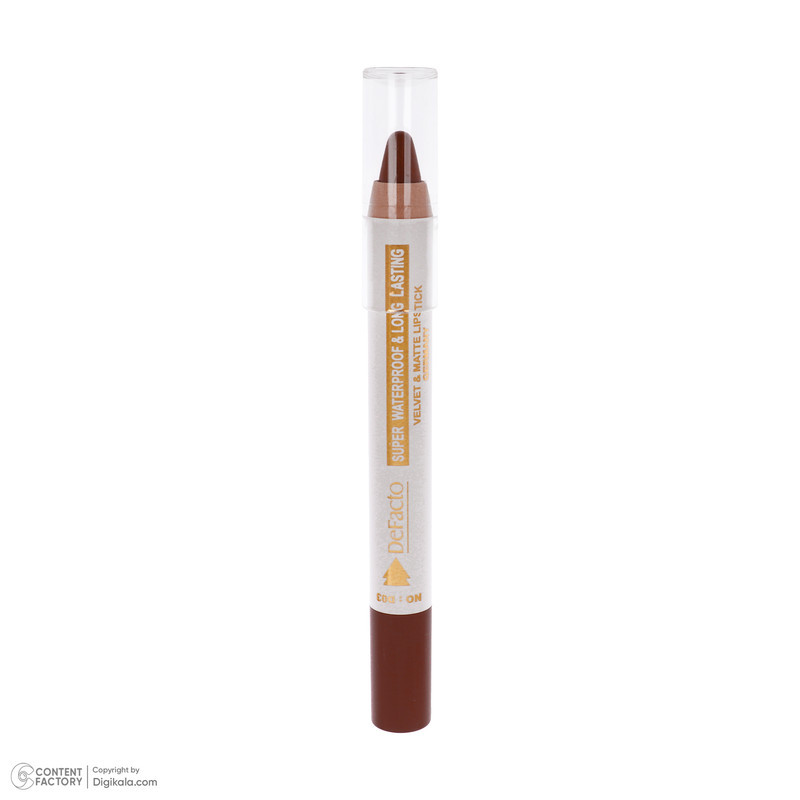 رژ لب مدادی مات دیفکتو مدل Waterproof شماره 3
