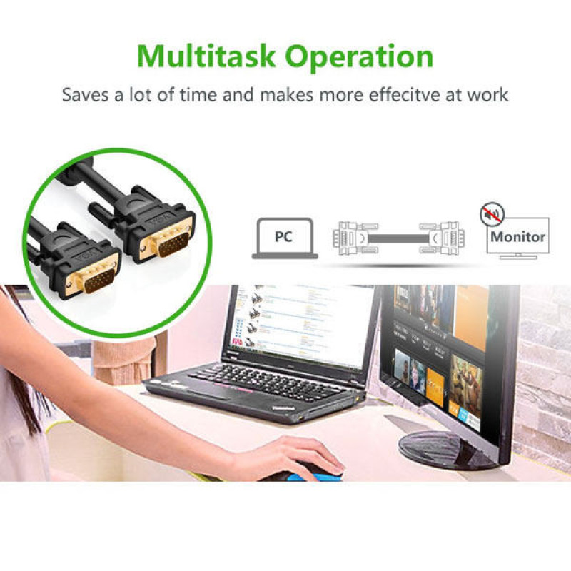 کابل VGA یوگرین مدل VG101-11673 طول 1 متر