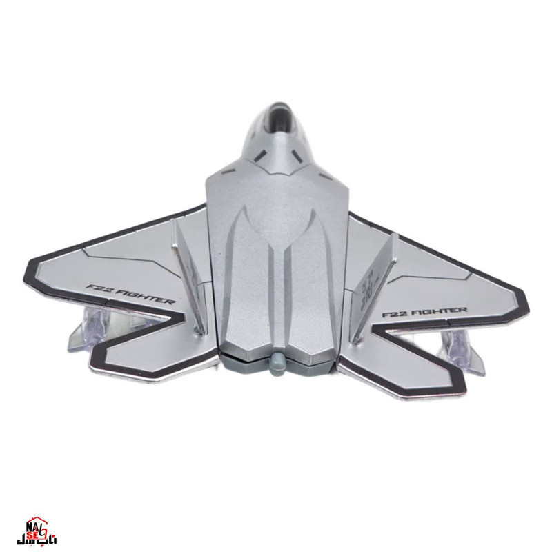ماکت هواپیما ناب سل مدل جت جنگنده موزیکال چراغدار  F-22FIGHTER 27-FS کدNAAB001
