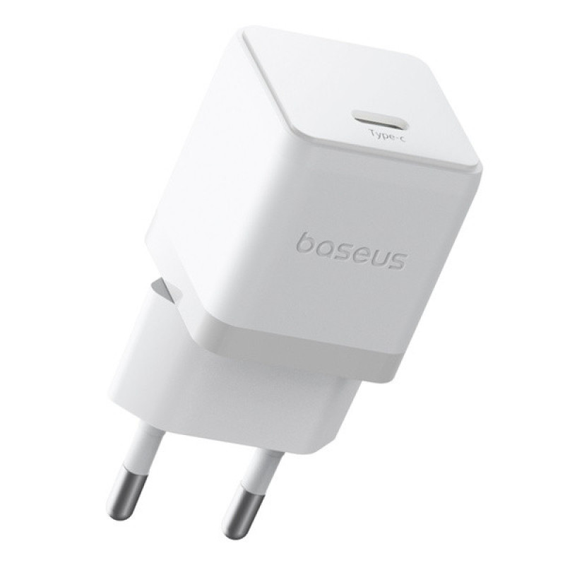 شارژر دیواری 20 وات بیسوس مدل Palm 1C به همراه کابل تبدیل USB-C
