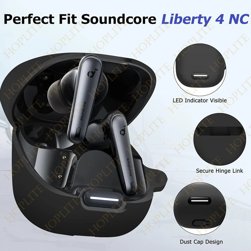 کاور هاپلایت مدل Silicone-HL مناسب برای کیس هدفون بی سیم انکر Liberty 4 NC