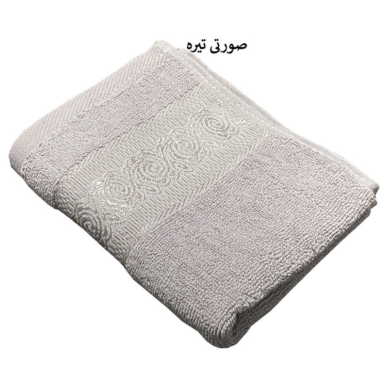 حوله دستی شایسته مدل روژان سایز 40X80 سانتی متر