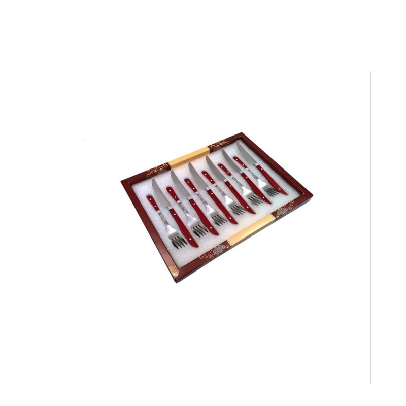 ست کارد و چنگال 12 پارچه اصیل زنجان کد 01