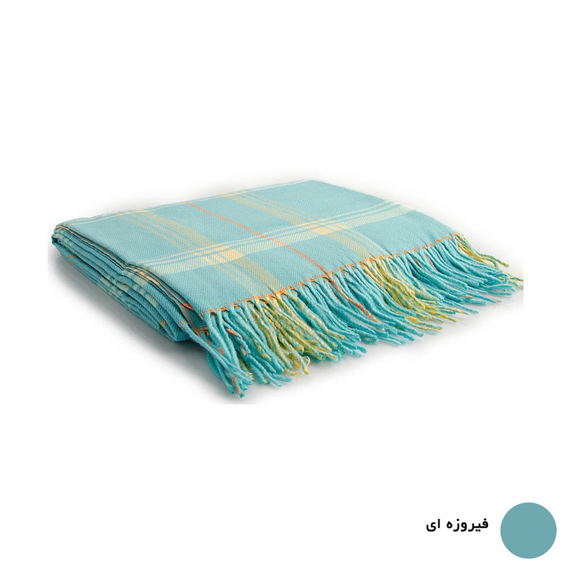 پتو مسافرتی 1 نفره سیمین پتو مدل هلیا سایز 220x150x0.2 سانتی‌متر