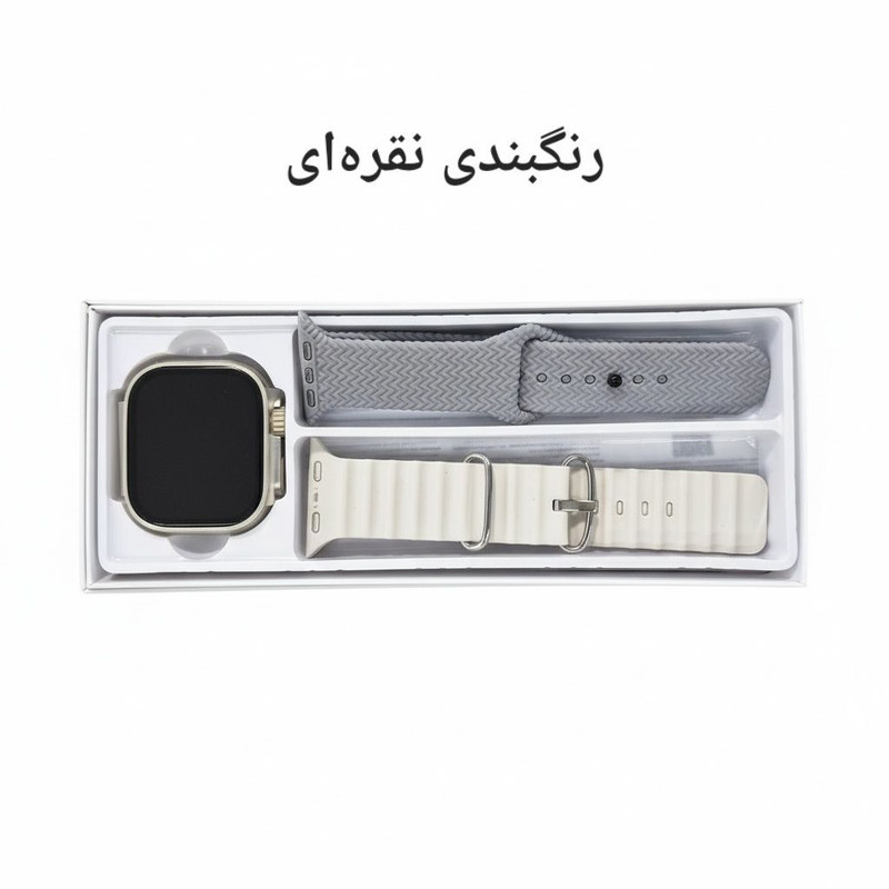 ساعت هوشمند 49 میلی متری مفیت پلاس مدل ME07 با 2 بند سیلیکونی