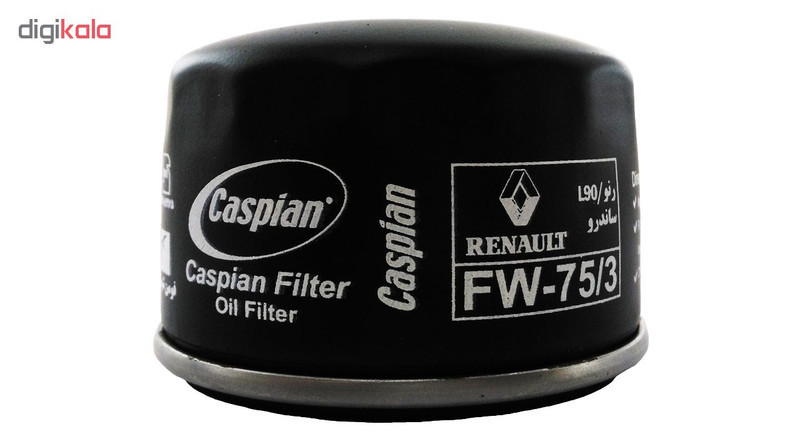 فیلتر روغن خودروی کاسپین مدل FW-753 مناسب برای رنو مگان