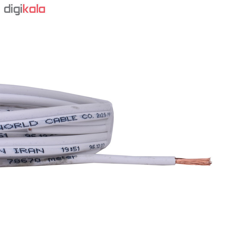 سیم نایلون برق 2 در 2.5 کد SN2.5 طول 30 متر