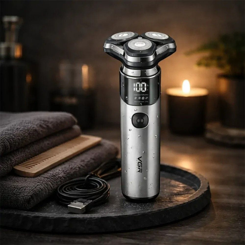 ماشین اصلاح موی صورت شارژی وی جی ار مدل V-321