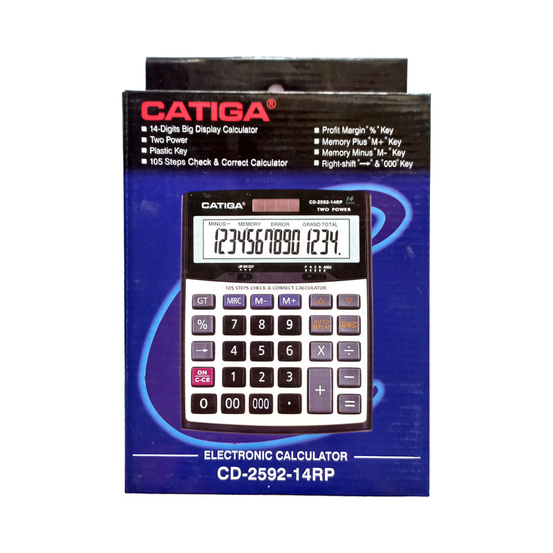 ماشین حساب کاتیگا مدل CD-2592-14 RP