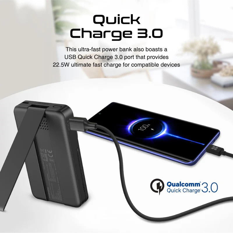 شارژر بی سیم پرومیت مدل ROVERPACK