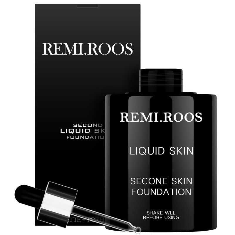 کرم پودر رمی رز سری Liquid Skin مدل Matte Poreless شماره 34 حجم 30 میلی لیتر