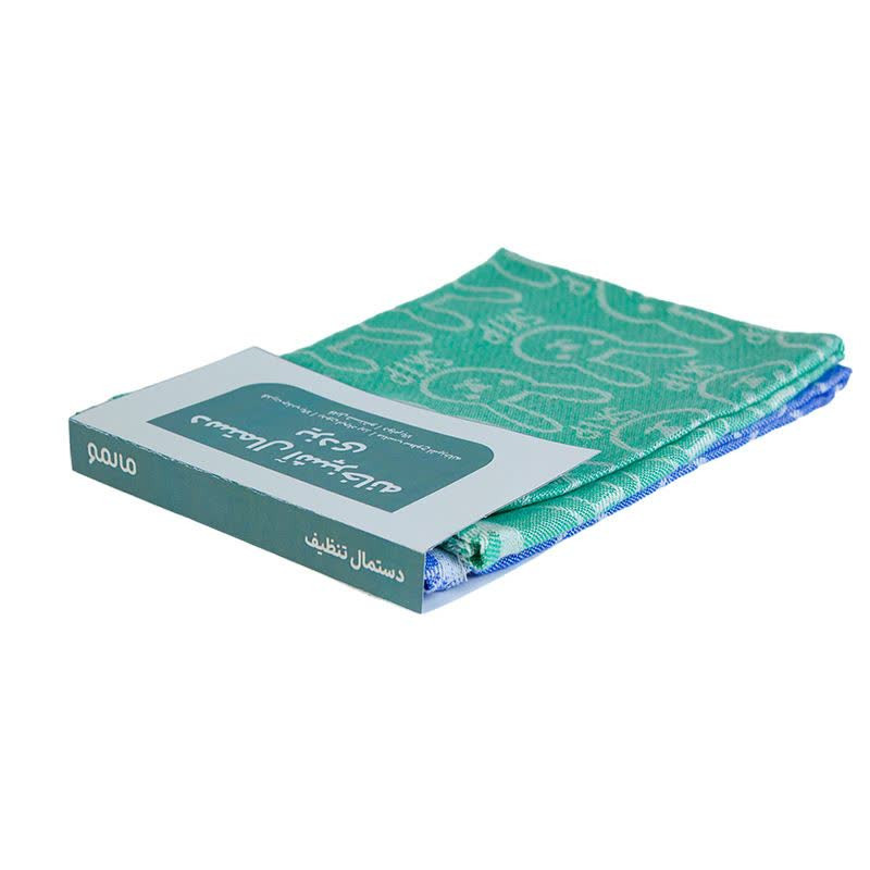 دستمال نظافت خانه و آشپزخانه ویسکوز مالمو مدل یزدی  طرح خرگوشی کد ya34003157 بسته 2 عددی
