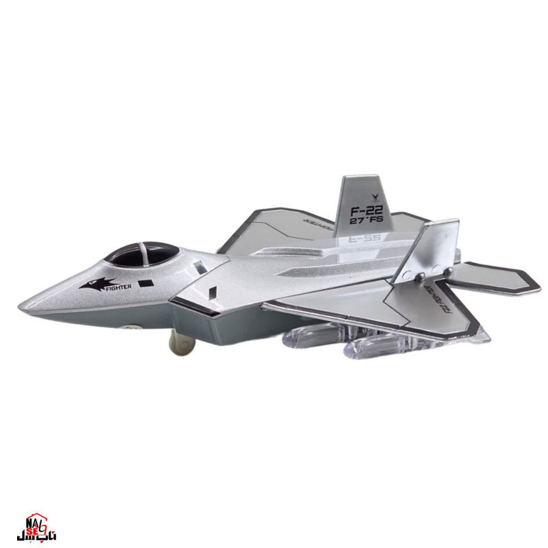 ماکت هواپیما ناب سل مدل جت جنگنده موزیکال چراغدار  F-22FIGHTER 27-FS کدNAAB001