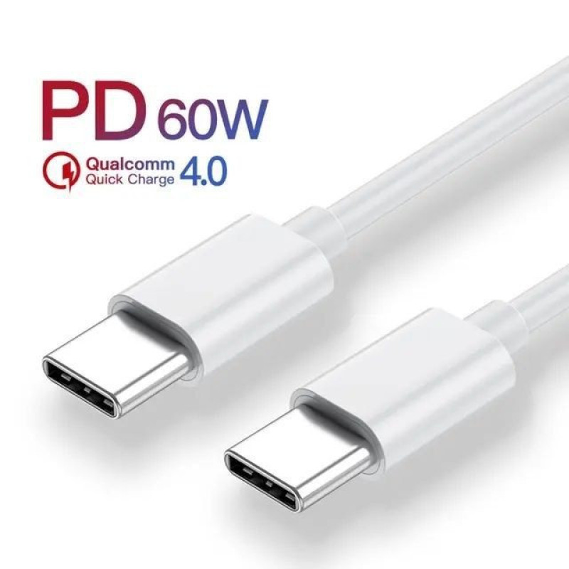 کابل USB-C مدل qualcomm quick charge طول 1 متر
