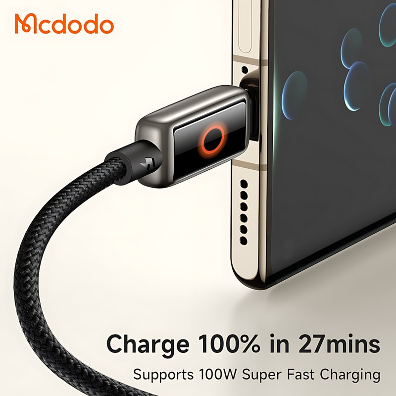 کابل تبدیل USB به USB-C مک دودو مدل CA-665 100W طول 1.2 متر