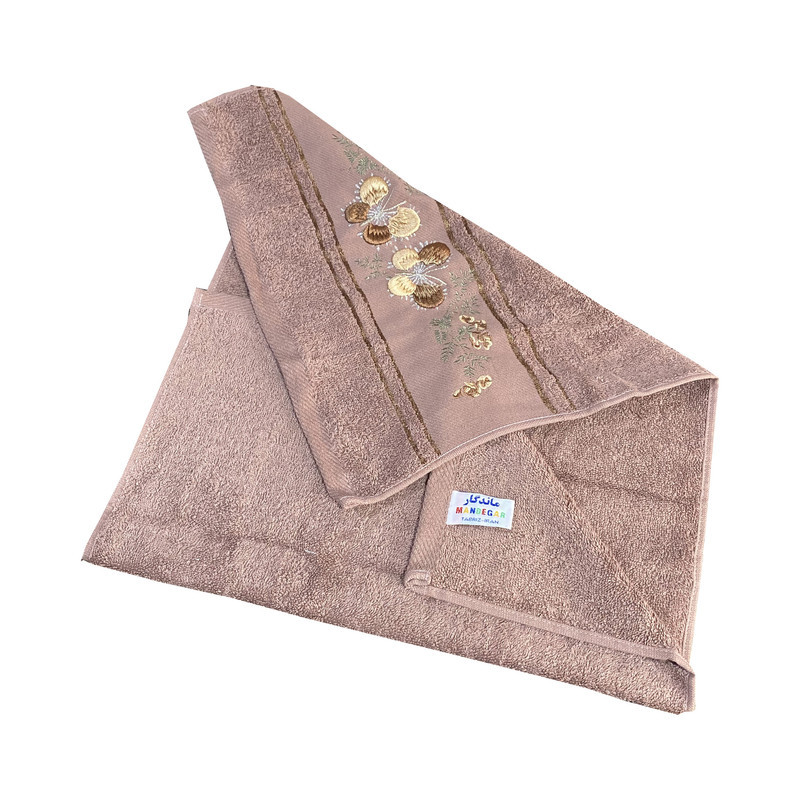 حوله دستی ماندگار مدل GOL119 سایز 40x75 سانتی متر