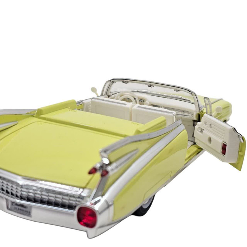 ماکت ماشین ناب سل مدل کادیلاک الدورادو کروک فلزی موزیکال چراغدار عقب کش کد Cadillac Eldorado Metal Musical Lighted Car