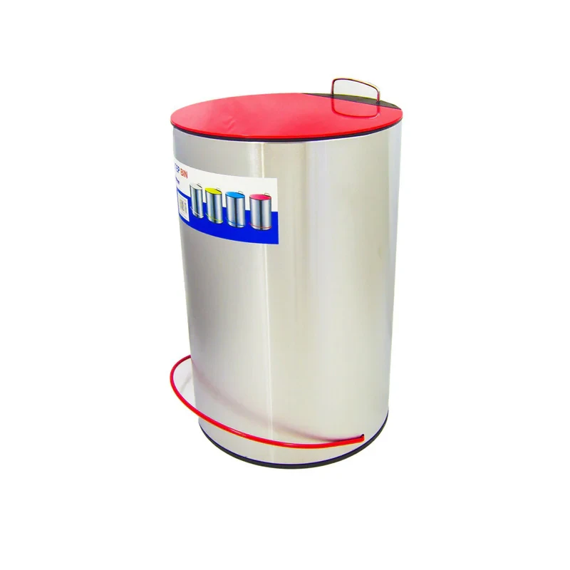 سطل زباله پدالی در رنگی مدل 960076BSE حجم 12 لیتر