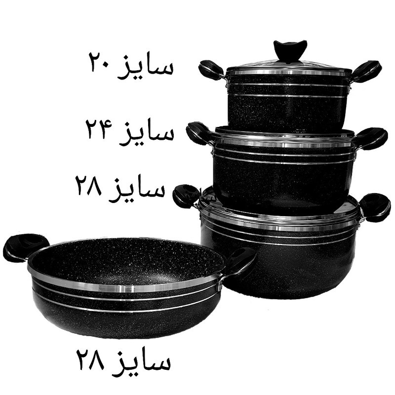 سرویس قابلمه 7 پارچه سهند مدل 2021
