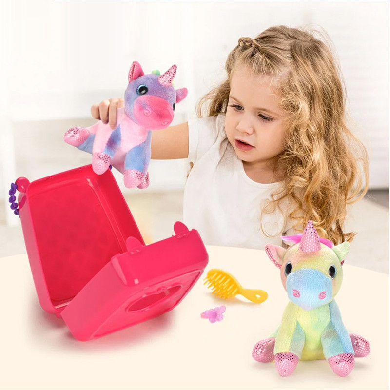 اسباب بازی مدل پونی کیف دار طرح Cute unicorns کد DR5048