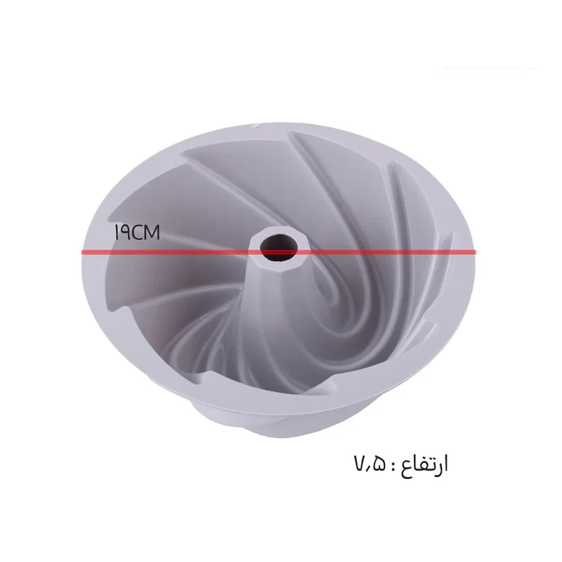 قالب دسر مدل پیچ شیفون‌دار