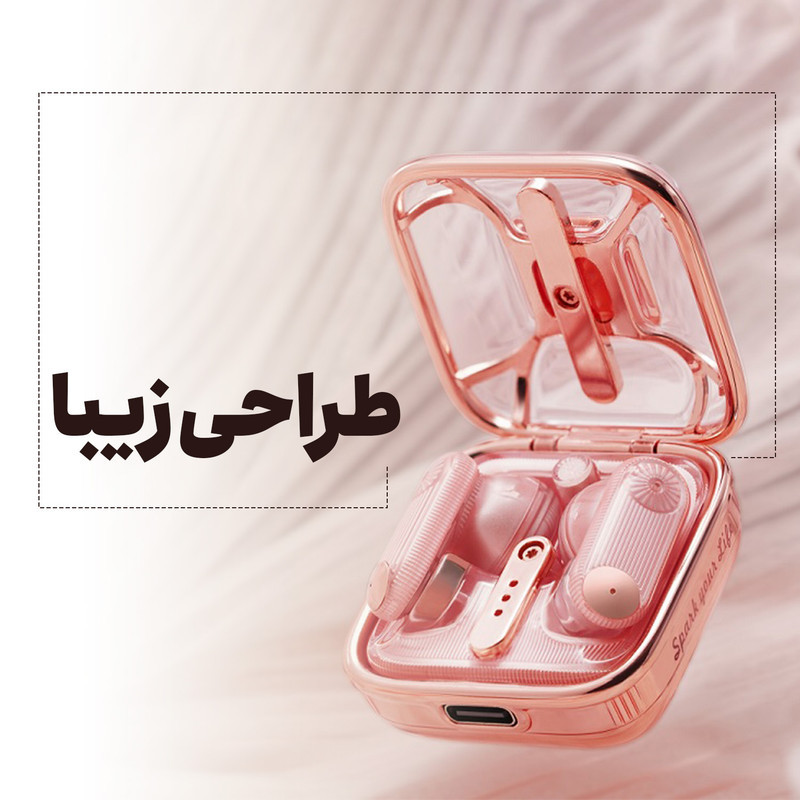 هدفون بلوتوثی دیووم مدل Spark-Air بدون قابلیت نویز کنسلینگ، درگاه شارژ USB Type-C، مقاوم در برابر رطوبت و عرق
