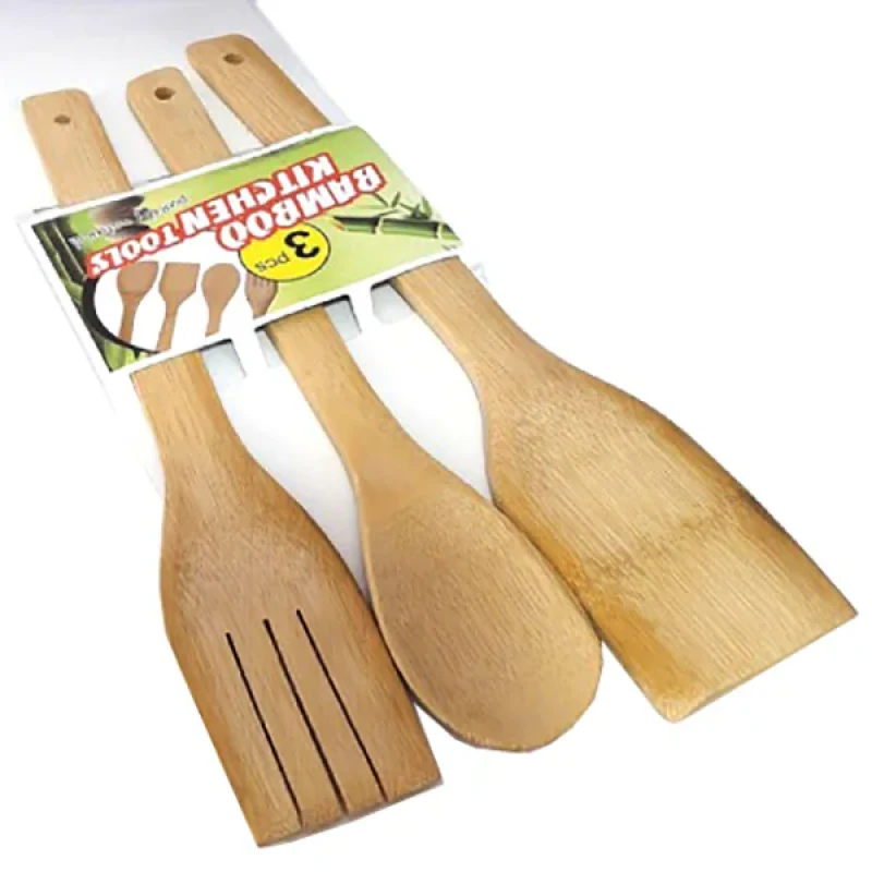 ست کفگیر و ملاقه 3 پارچه مدل bamboo