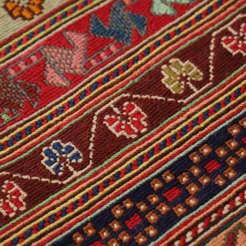 گلیم دستبافت نیم متری مدل ورنی کد 4010861