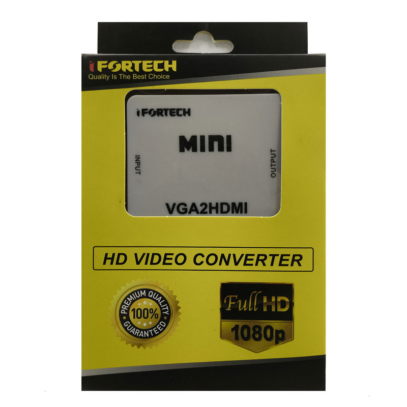 تبدیل VGA به HDMI آیفورتک مدل مینی