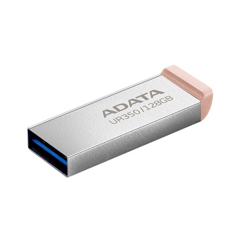 فلش مموری ای دیتا مدل UR350 ظرفیت 128 گیگابایت مقاوم در برابر گرد و غبار، سازگار با Windows، Mac OS و Linux