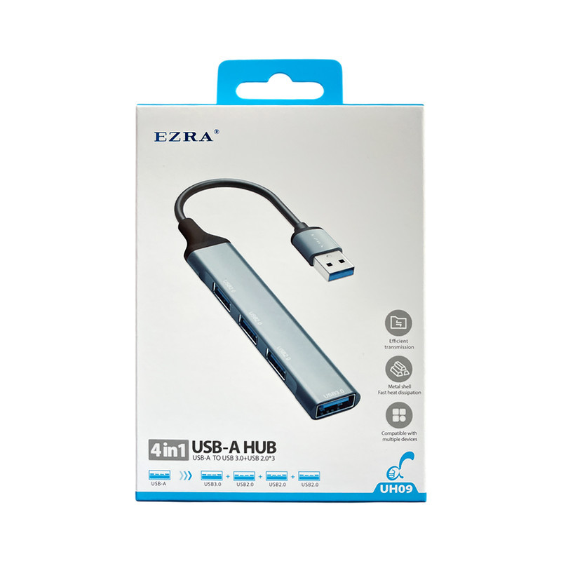 هاب 4 پورت USB-C آزرا مدل UH09