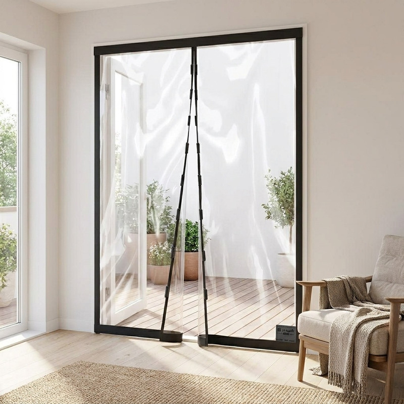 پرده مغناطیسی مدل پلاستیکی سایز 230 × 120 سانتی‌متر