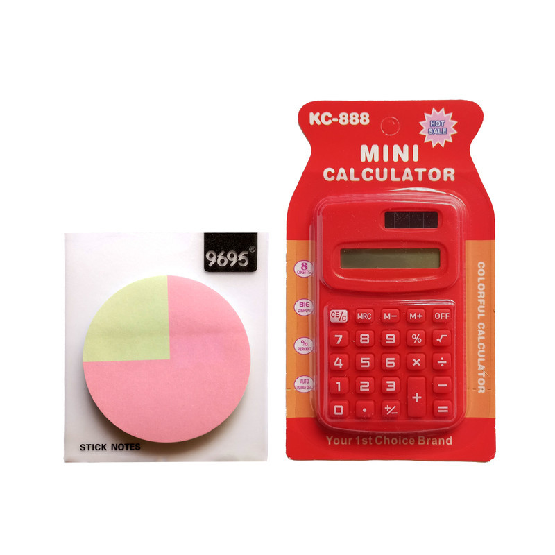 ماشین حساب مدل KC-888 به همراه استیک نوت