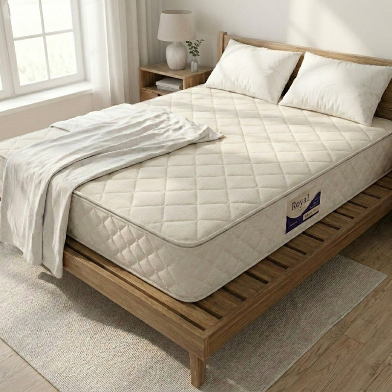 تشک طبی فنری رویال مدل پد دار دو نفره سایز 200×180 سانتی متر
