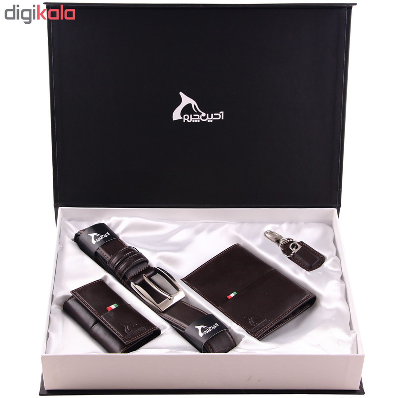 ست هدیه مردانه چرم بارز کد DS54
