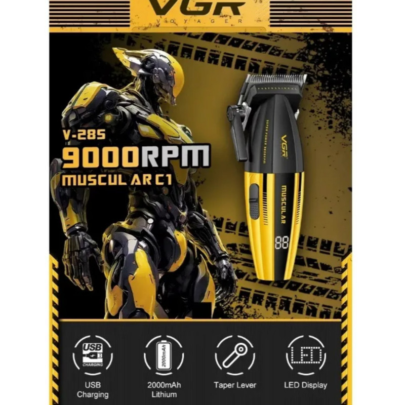 ماشین اصلاح موی سر و صورت شارژی وی جی ار مدل V-285
