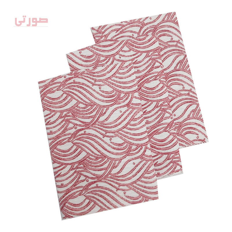 دستمال آشپزخانه مدل موج دریا بسته 3 عددی