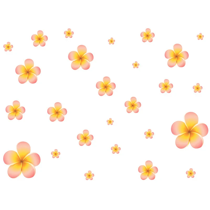 استیکر دیواری طرح beautiful flower