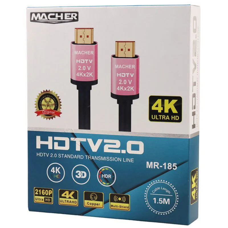 کابل HDMI مچر کد 4K مدل MR-185 طول 1.5 متر