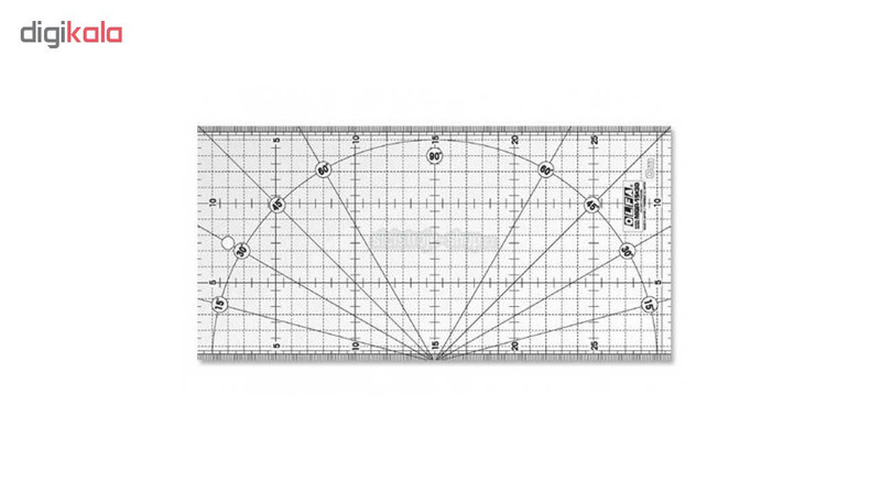 خط کش الفا کد MQR-15*30